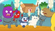 Vegetable Villagers, Baby Panda, Baby Ice Bear