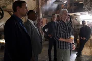 (v.l.n.r.) Timothy McGee (Sean Murray); Leon Vance (Rocky Carroll); Jimmy Palmer (Brian Dietzen); Leroy Jethro Gibbs (Mark Harmon); Jessica Knight (Katrina Law); Nick Torres (Wilmer Valderrama)