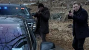 Dembe Zuma (Hisham Tawfiq, l.) und Donald Ressler (Diego Klattenhoff, r.)