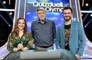 Das Rateteam (v.l.n.r.): Marie-Louise Finck, Eckard Freise und Sebastian Klussmann (Der "Jäger" aus "Gefragt-Gejagt" vertritt den erkrankten Thorsten Zirkel).