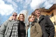 (v.li.): Heinz Marecek (Hannes Kofler), Andrea L’Arronge (Gräfin Schönberg), Kristina Sprenger (Karin Kofler), Hans Sigl (Andreas Blitz).