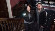 Katrina Weidman and Nick Groff inside The Park Hotel.