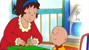 Mami muss Caillou beim Koffer packen helfen.
