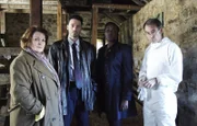 (v.l.n.r.) Vera Stanhope (Brenda Blethyn); Joe Ashworth (David Leon); Holly Lawson (Wunmi Mosaku); Billy Cartwright (Paul Ritter)