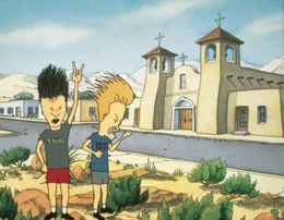 L - R: Butt-Head, Beavis