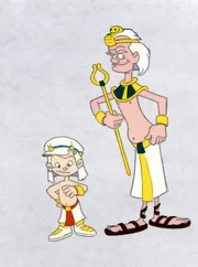 Der Doc und sein Sohn Jules hat es ins alte Ägypten verschlagen.