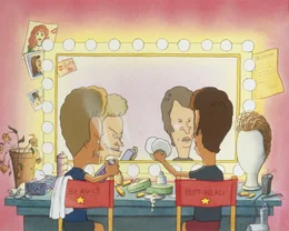 L - R: Beavis, Butt-Head