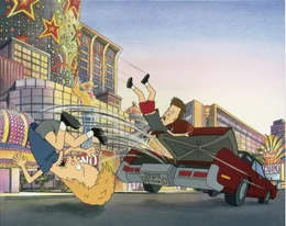 L - R: Beavis, Butt-Head