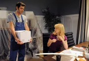 ARD STURM DER LIEBE FOLGE 1208, Jacob (Andreas Thiele, l.) und Rosalie (Natalie Alison, r.) bemühen sich nach ihrem Stelldichein um Normalität.