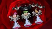 Vorne, l-r: Poof, Wanda, Cosmo, Jorgen, Timmy