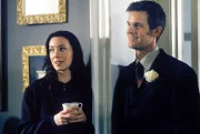 Molly Parker as Rabbi Ari & Peter Krause as Nate