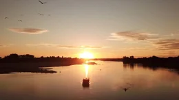 Romantische Loire: Bei einer Fahrt mit einem klassischen Holzkahn l&auml;sst sich die Natur am Wasser hautnah erleben.