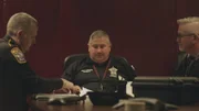 (v.l.n.r.) Lieutenant John Pollock, Lead Investigator Rick Ledesma, Criminal Investigator Terry Young