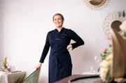 Sterneköchin Julia Komp (35) in ihrem Restaurant in Köln.