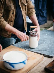 Milchproduktion.