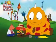 Fantasie muss man haben! Maggie hat reichlich davon. Das kleine Mädchen erschafft mit ihren Zeichnungen eine bunte und lustige Welt. Immer mit dabei: das lustige, gefleckte Biest und das Schweinchen Hamilton...