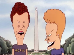 Butt-Head und Beavis(r.)