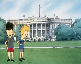 L - R: Butt-Head, Beavis