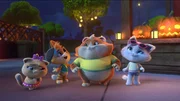 Heute ist ein besonderer Tag: Halloween. Dafür haben die Buffycats einen neuen Song komponiert, den sie aufführen wollen.