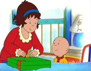 Mami muss Caillou beim Koffer packen helfen.