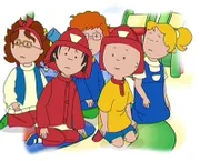 Caillou und seine Freunde lernen heute eine Menge über die Feuerwehr.