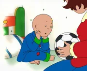 Mami erklärt Caillou, dass Schimpfwörter andere Menschen verletzten können.