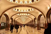 Die Metrostationen sollen die neuen Kathedralen des Sozialismus sein.