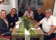 V.l.: Laura, Anna Katharina, Gastgeber Dirk, Michael und Robert