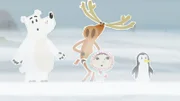Auf einem Spaziergang sind Grumpel, Hubert, Inui und Lissy vom Nebel überrascht worden. Wie sollen sie jetzt den Weg nach Hause finden?