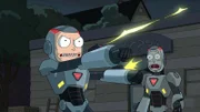 L-R: Morty, Rick