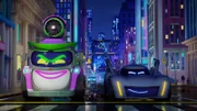 Batmobil Bam sorgt für Sicherheit in den Straßen von Gotham City.