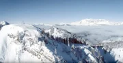 Schneebedeckte Berge in Kleinarl.