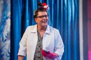 Birgit Pfeiffer als witzige Klofrau.