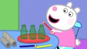 Luzie bastelt in der Spielgruppe tolle Insrumente aus allerlei täglichem Krimskrams. Madame Gazelle will mit den Kindern musizieren und zeigt ihnen wie sie ihre eigenen Instrumente bauen.
