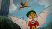 Alvin ist auf der Suche nach Simon. Er hat die Befürchtung, dass Simon mit seiner Zeitmaschine in der Vergangenheit gefallen ist.  +++