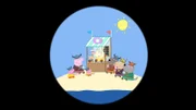 Heute verbringen Peppa und Schorsch den Tag mit Oma Wutz und ihren Freundinnen, um Wikinger zu spielen. Sie nutzen Opa Wutz' Boot als Wikingerschiff und stechen in See. Die Wikinger haben viel Spaß auf dem Boot, bis sie bemerken, dass sie ihren Proviant vergessen haben. Auf der Suche nach Essen machen sie einen Landgang und treffen letzten Endes auf Frau Mümmels Imbissstand.