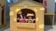 Bitz baut für ihren Bruder ein Turmzimmer.