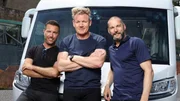 Von links: Gino D'Acampo, Gordon Ramsay und  Fred Sirieix
