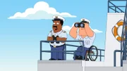 Cleveland Brown (l.); Joe Swanson (r.)