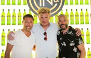 Von links: Gino D'Acampo, Gordon Ramsay und  Fred Sirieix