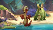 Rocky versucht alle davon zu überzeugen, dass er der Giganto-Flüsterer ist.
