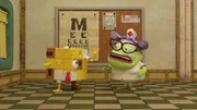 L-R: SpongeBob, Nurse Helga