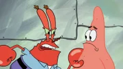 L-R: Mr. Krabs, Patrick