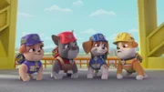 v.li.: Mix, Charger, Wheeler, Rubble