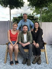 V.l.: Katie Rushworth, Alan Titchmarsh, Bruce Kenneth und Frances Tophill.