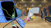v.li.: Karen, Plankton, Pearl, SpongeBob