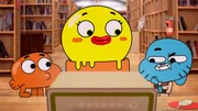 l-r: Darwin, Sarah G. Lato, Gumball
