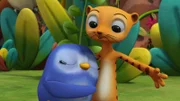 Wissper - Koala-Kummer - Wisspers Freund Kaspar hat ein Problem mit seiner Nichte Kylie. Er soll auf die Kleine aufpassen, solange ihre Mutter weg ist. Doch Kylie weint nach der Mama und lässt sich nicht beruhigen. Wissper und Peggy können Kylie kurz ablenken, aber irgendetwas erinnert die Kleine immer wieder an die Mama und dann fängt sie an zu weinen. Wissper bittet Monty um Hilfe. Der hat zunächst mehr Glück, doch dann weint Kylie wieder los. Da hat Wissper eine Idee.