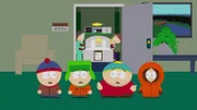 Vorne, l-r: Stan, Kyle, Eric, Kenny