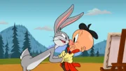 v.li.: Bugs Bunny, Elmer Fudd